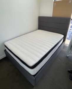 Double Bed Base and Mattress