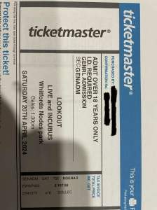 Lookout Perth 2x tickets