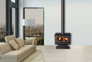Nectre Mark 2 Pedestal Wood Heater Fireplace