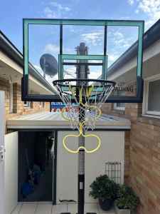 Basket ball ring and stand 48 Spaulding