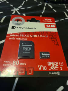 SD CARDS 64GB X2 