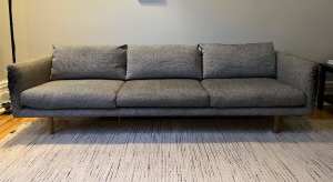 Jardan Nook Couch/Lounge/Sofa Set (with bonus ottoman)