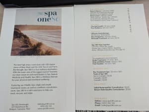 Barnbougle spa gift voucher - a day off for mums 