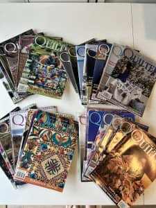 New Zealand Quilter magazines (31 issues)