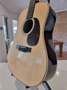 Eastman E20D - all Solid Timber Dreadnaught guitar - with pick up