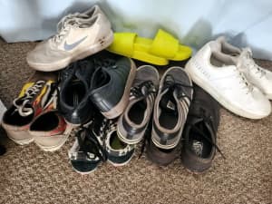 Mixed bag of shoes boys sizes 7us & 8us