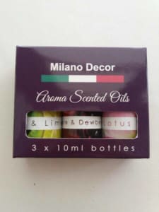 3 aroma scented oils