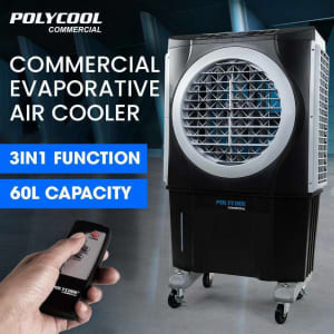 60L Evaporative Air Cooler Conditioner Fan Portable Water