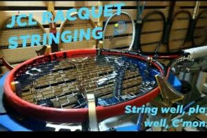 Tennis Racquet Stringing