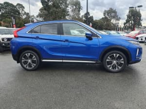 2018 Mitsubishi Eclipse Cross YA MY19 Exceed 2WD Blue 8 Speed Constant Variable Wagon