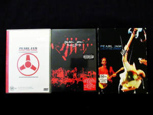 Pearl Jam DVDs - Single Video Theory, Touring Band, Live at the Garden
