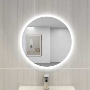 600*600mm Round LED Mirror With Touchless Switch