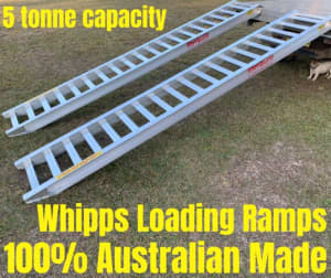 5 Tonne Capacity Aluminium Machinery Loading Ramps