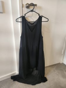 H&M low cut black dress