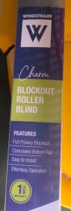 New Midnight Grey Blockout roller blind Width 90cm x 210cm drop