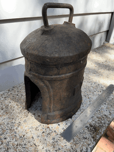 RUSTIC - Old Fashioned - 100% Cast Iron - Domestic Metre Cover - $39