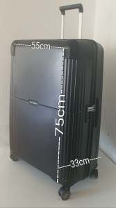 SAMSONITE** (large light weight suitcase) 