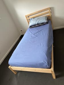 Single size bed and single bed from IKEA
