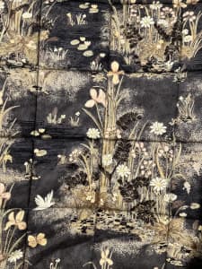 Custom Japanese print quilt cover
