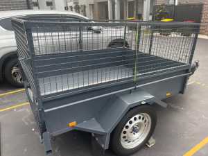 7x5 caged trailer for hire
