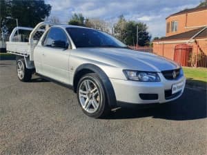 2005 Holden Commodore VZ One Tonner Cross 6 Silver 4 Speed Automatic Cab Chassis