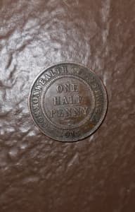 1915 Australian Half Penny 