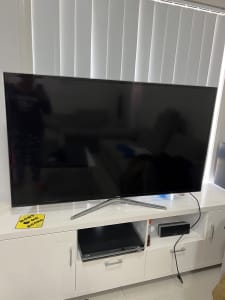 60” Samsung smart TV with remote