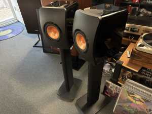 KEF LS-50 speakers with stands. Mint in box!