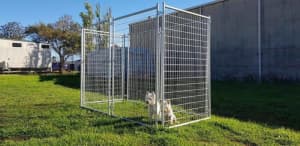 Custom Sizes Outdoor Galvanized Dog Run/Dog Enclosure Pet Animal Kenne