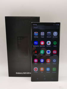 Samsung Galaxy S23 Ultra 256GB, Phantom Black, Unlocked, As New In Box