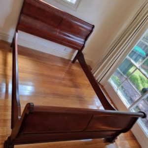 Royal Bed frame - Wood Chestnut URGENT SALE