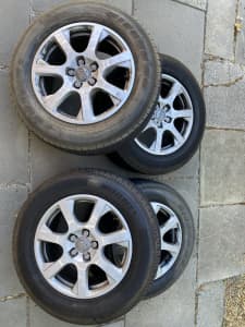 Audi q5 17 inch rims and tyres