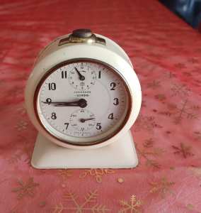 Vintage Junghans Bivox alarm clock from 50s/60s Made in Germany