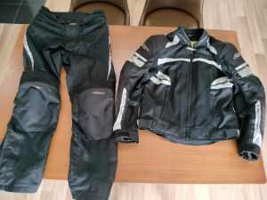 2 piece motorcycle suit. RST Ventilator jacket and pants.