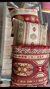 Set of 3 Genuine Moroccan Cushions