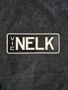 NELK Victoria number plate