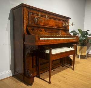 Beautiful Restored 1908 German Knake Piano, 15 Year Warranty included.