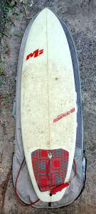 Surfboard Mauricio Gil 510 x 20 x 23/8 - FCS carry bag
