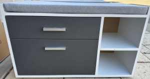 Bench Shoe Cabinet Shelf ASSEMBLED *PICKUP/DELIVERY*