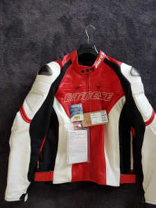 Dainese G Racing C2 Size 56 Brand New Never used Leather Jacket