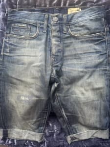 $50 G-Star 3301 shorts size 28 pick up in Chippendale