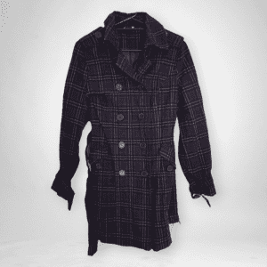 Chequered Warm Winter Coat Unisex
