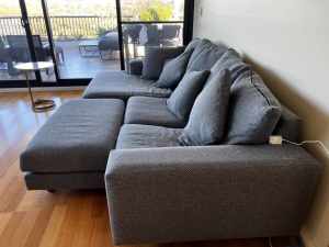 Plaza 2.5 Seater with Chaise Footstool