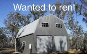 Looking for shed or barn to rent
