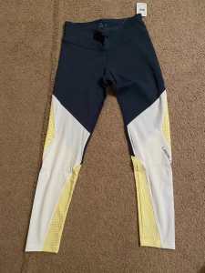 Reebok x Les Mills Block coloured Leggings Yellow - Brand New with Tag