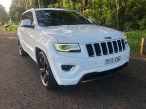 2015 JEEP GRAND CHEROKEE OVERLAND (4x4) 8 SP AUTOMATIC 4D WAGON