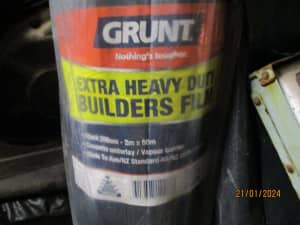 Grunt heavy Duty black builder film