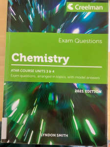 Chemistry Exam Questions - Atar Course Units 3&4 - 2021 ed