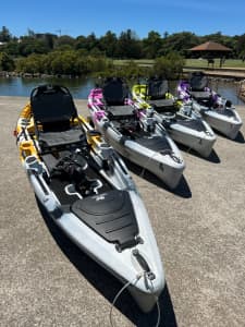 Kayak Pedal drive fishing limited. Ex rental & As New Surplus Next Gen