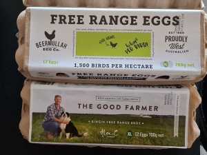 Egg Cartons Free Range